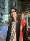 men'sミディアムパーマメンズパーマメンズヘア