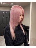 19301_髪質改善縮毛矯正ワンレンミルクティーベージュヨシンモリ