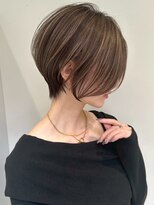 ジルブラン 横浜関内(JIL BLAN)&nbsp;ハイライト白髪染め白髪ぼかしショートボブレイヤー40代横浜関内