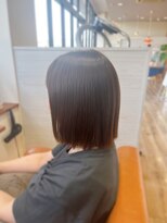 ヘアーブランドジン ティアラ(HAIR BRAND Jin Tiara)&nbsp;酸性ストレート×ボブ【松山美容室】