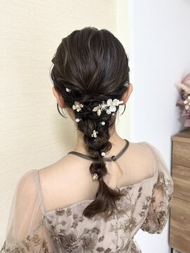トエン(toen) 結婚式参列編み下ろしヘアセット