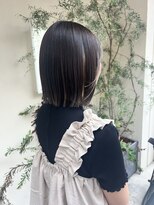 ウル(ulu)&nbsp;大人コンパクトボブ×ニュアンスベージュ《女性スタイリスト》