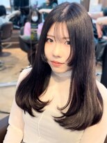 hyon myon/RISEbyREVO 綾瀬店【ヒョンミョン】&nbsp;ハッシュカット/デザインカラー/グレージュ[綾瀬駅/韓国ヘア]