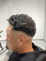スウェル 成田店(Swell)&nbsp;スキンフェード×極道パーマ [#成田 #MEN'S #メンズサロン]