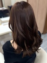 グラムアッシュ(GLAM ASH) ナチュラルブラウン 髪質改善カラー 顔周りカット 艶髪 レイヤー