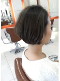 FORTE静岡中田店 クールグレージュ*前下がりボブ