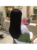 ナノハナ&nbsp;鹿沼で唯一本格ヘッドスパが出来る美容室　サラサラストレート