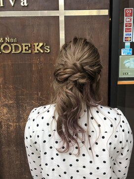 モードケイズ 松原店(MODE K's) ハーフアップ