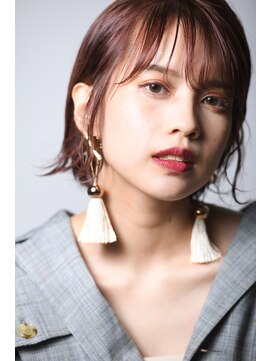 ヘアー アイス カンナ(HAIR ICI Canna) クール×ジェンダーレス×ピンクブラウン