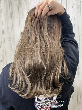 アンダーバーホワイト 南海難波店(_WHITE) バレイヤージュ☆ナチュラルスタイル