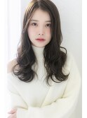 アッシュブラウン無造作カール２０代【池袋】