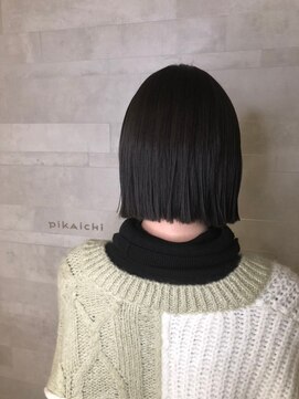 ピカイチ 上通店(pikA icHi) *pikAicHi*ぱつっと×黒髪ボブ