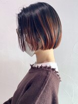 アイティーバイアルバム 八王子店(IT by ALBUM) ボルドーボブ_マロンベージュAラインボブ_ba312551