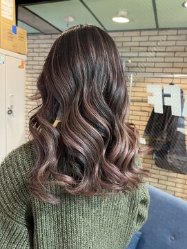 ラフ(LAFF) #黒髪#ボブルフ#ネビージュ#小顔#ワンレン