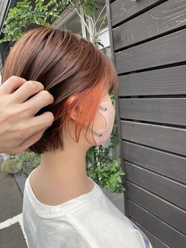 オーシー 四ツ井店(O'sea) インナーカラーオレンジ