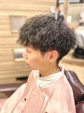 銀座マツナガ 神田店 流行◎時短◎ツイストスパイラルツーブロマッシュ