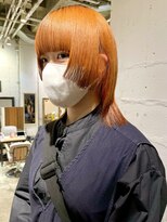 オレンジ × オレンジブラウンエンドカラー