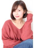 ふんわり小顔ボブ