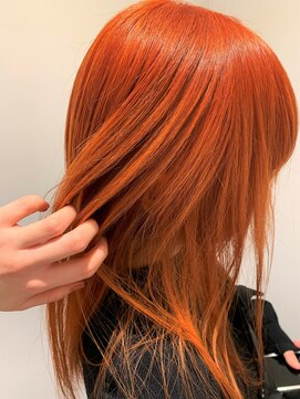 アズールサン 草加西口店(azule-sun) ダブルカラー,ビビットオレンジ,フェイスレイヤー【草加】