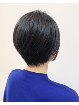 ヘアーデザイン ミヤビ 広尾(HAIR DESIGN MIYABI) 黒髪ナチュラルショートボブ２
