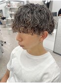 波巻きパーマ
