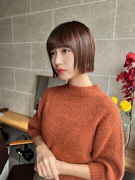 サンド 鹿児島中央(sand) 黒髪/グレーベージュ/レイヤーロング/前髪パーマ[鹿児島中央駅]