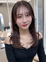 サンド 名古屋(sand)&nbsp;韓国風/インナーカラー/縮毛矯正髪質改善/顔まわり/レイヤー