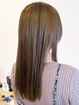 レポヘアー(Repos hair)&nbsp;20代30代40代髪質改善カラーオリーブベージュ透明感ストレート