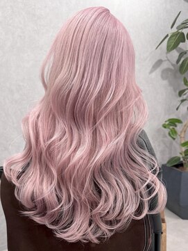 ロウル 渋谷(LOWRL) ピンクヘア/ブリーチ#エクステ