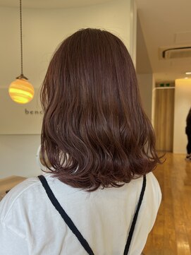 ベンチ(bench) ピンクバイオレット/ピンクブラウン/ブリーチなしダブルカラー