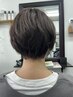 （前処理ケア付き）カット＋白髪染め全体カラー炭酸シャンプー￥6600