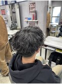 滋賀/南草津/メンズ美容室/波巻きツイストスパイラルパーマ