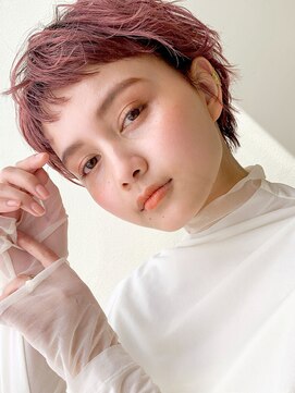 グリーン 町田(green) 【ショート】ケアブリーチ×ピンク