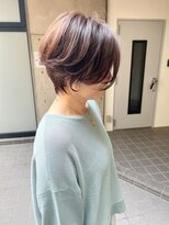 ショートオンリーサロントス(short only salon TOSS) 前髪長めハンサムショートボブ