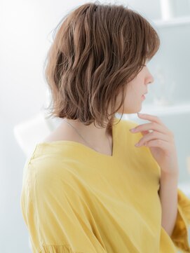 モッズヘア 越谷(mod's hair) 大人ハイライトカラー外国人風くびれボブTb11越谷20代30代40代