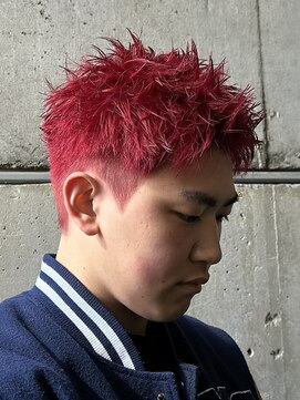 アンシェル(an-ciel) 赤髪スパイキーショート