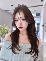 ミンクス渋谷スマートサロン(MINX shibuya smart salon)&nbsp;ハイレイヤーくすみベージュラベンダーミルクティー