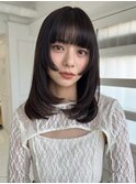 【阿形】顔周り姫カット/シャギーレイヤーカット/ハッシュカット