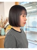 ラベンダーベージュボブ