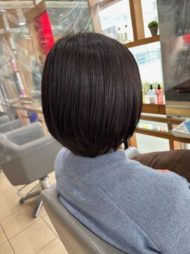 スタジオ アルファプラス 日暮里店(studio α+) ハイライト/白髪ぼかし/ブリーチ/ダブルカラー/ボブ/カラー