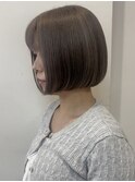 ミニボブが可愛いハイトーングレージュs