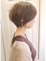 ロンドプロフィール 浦和(Lond profil) 大人可愛い20代30代40代黒髪前下がりショートボブ丸みショート◎