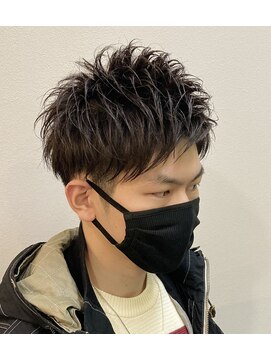 カットインプレイスズー(Cut in place Zoo) ツーブロック×ショートスタイル