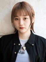 カライング(ing) 大人可愛い20代30代40代黒髪前下がりひし形小顔ボブ