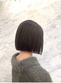 ぱっつんボブ