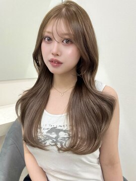 アイトーキョーエス 渋谷(AI TOKYO S) 水光カラーオリーブベージュ透明感カラーくびれヘアレイヤー前髪