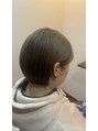 オートクチュール ランコントレ 七条店(Haute Couture Rencontrer) 耳にかけてもかわいいパツっとボブ♪