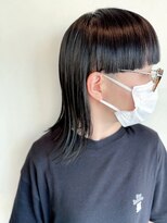 ラトリエコンタン(L´atelier Content)&nbsp;ワイドバング×ブルーブラック