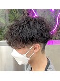 波巻きパーマ/波巻きツイスト/波巻きスパイラルパーマ/メンズ