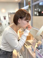 エルフ(elf)&nbsp;姫路/ミニボブ/タッセルボブ/切りっぱなしボブ/ベージュカラー